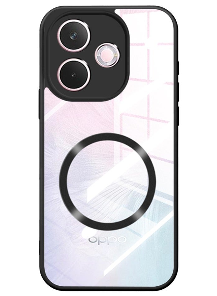 Magnetic Phone Case for Oppo A5 Pro 5G Protector Magnetic Suction Car Phone Case with Anti Drop Function,Yellow-proof, Shock-proof and Drop-proof Phone Cover - Image 1
